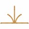 Ekena Millwork Richland Rough Sawn Timber Gable Bracket, Western Red Cedar, 108"W x 68"H x 2"D x 4"F, 15/12 Pitch GBW108X68X0204RIC00RWR - alternate 1